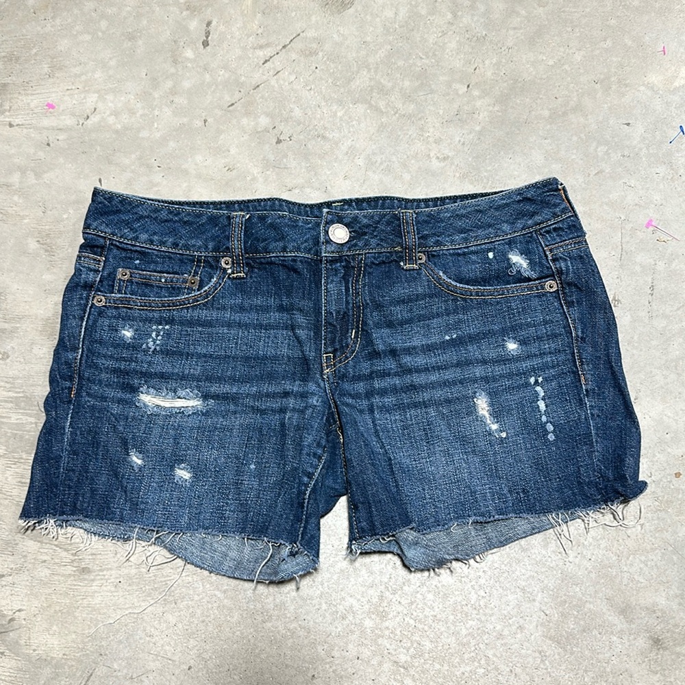 American Eagle Outfitters Aeo Midi‎ Short / Raw edges / Size 8 / Box 9-3